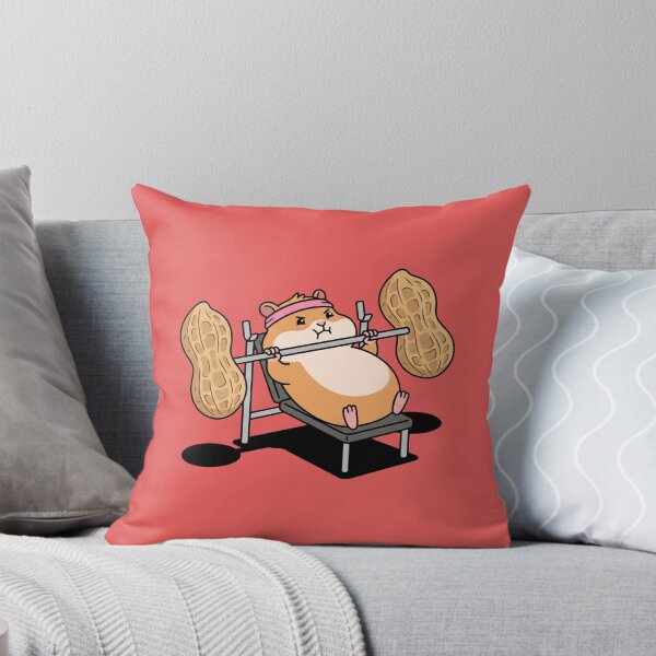 Item preview, Hamster Bench Pressing A Peanut designed and sold by Rare By Hero.