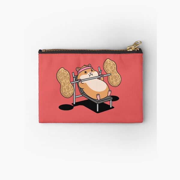 Item preview, Hamster Bench Pressing A Peanut designed and sold by Rare By Hero.