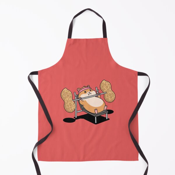 Item preview, Hamster Bench Pressing A Peanut designed and sold by Rare By Hero.