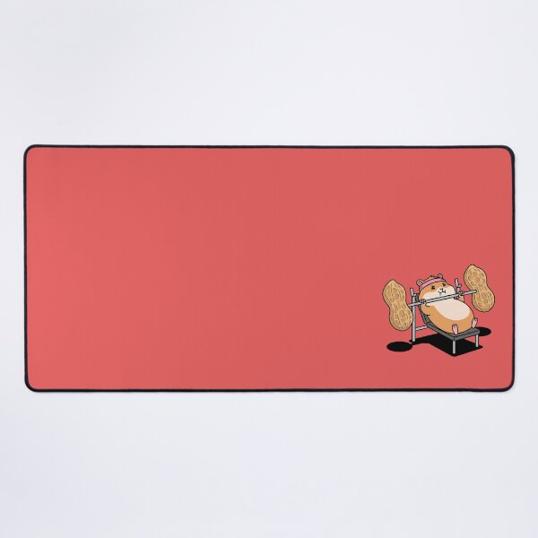 Item preview, Hamster Bench Pressing A Peanut designed and sold by Rare By Hero.