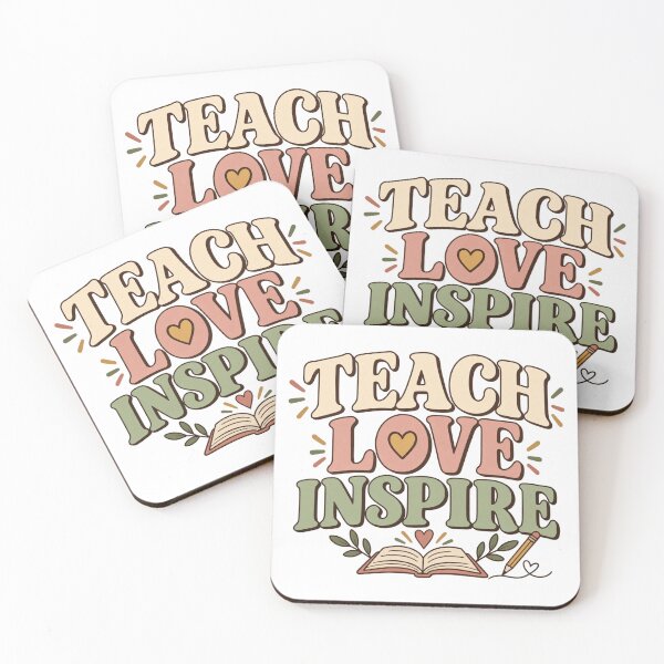 Artikelvorschau, „Teach Love Inspire“-Shirt – Minimalistisches Vintage-Lehrer-T-Shirt, süßes Geschenk zum Schulanfang entworfen und verkauft von 1DreamerShop.