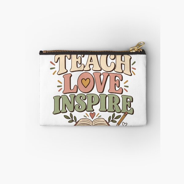 Item preview, Teach Love Inspire Shirt – Minimal Vintage Teacher T-Shirt, Cute Back to School Teacher Gift designed and sold by 1DreamerShop.