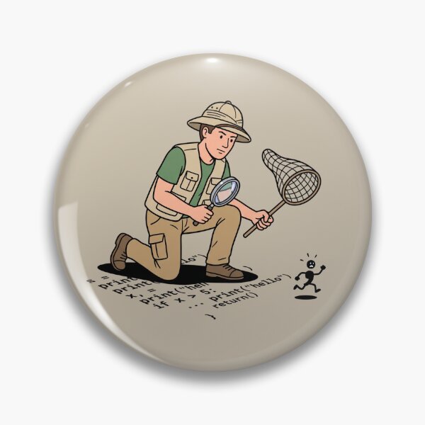 Item preview, Literal Stick Bug With A Magnifying Glass designed and sold by Rare By Hero.
