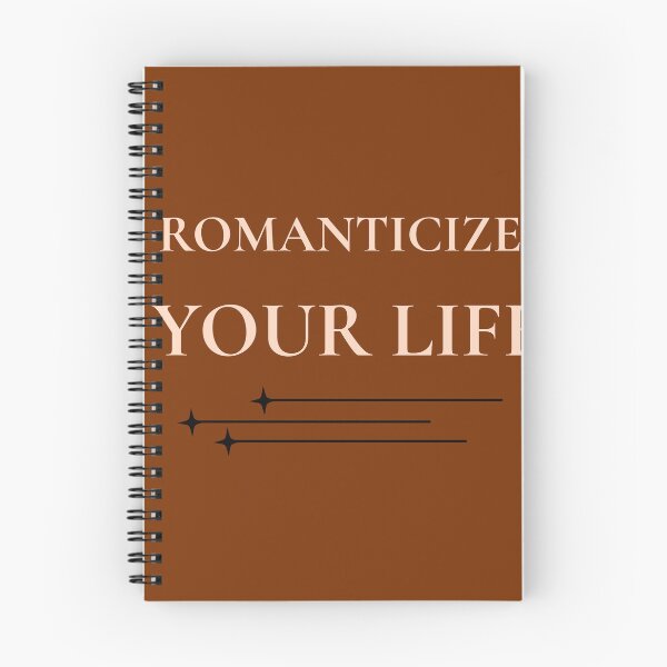 Item preview, Romanticize Your Life Minimal Aesthetic Quote Design designed and sold by DreamyDesignsByA.