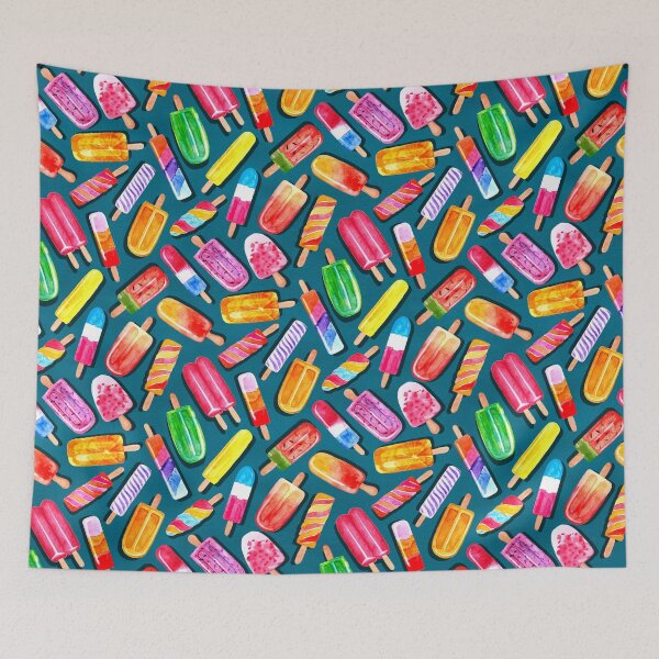 Item preview, Summer Punch Ice Pops - Teal designed and sold by TigaTiga.