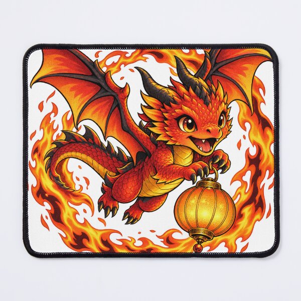 Item preview, Fire dragon with golden lantern designed and sold by SasukiMedia.