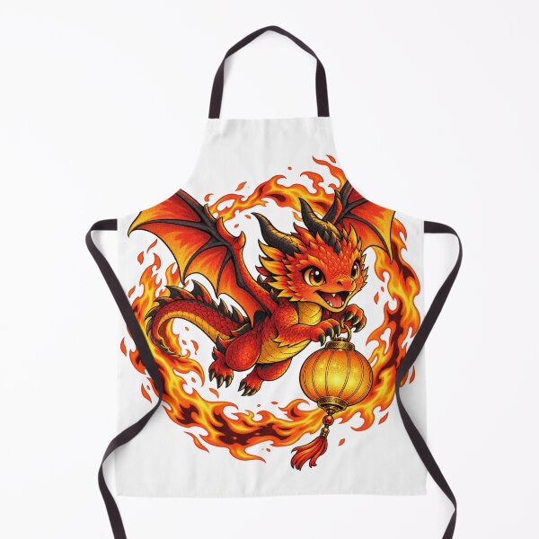 Item preview, Fire dragon with golden lantern designed and sold by SasukiMedia.