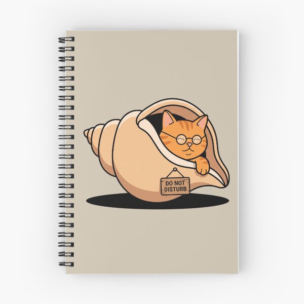Item preview, Hermit Cat In A Shell Do Not Disturb designed and sold by Rare By Hero.