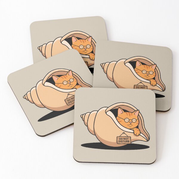 Item preview, Hermit Cat In A Shell Do Not Disturb designed and sold by Rare By Hero.