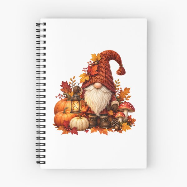 Item preview, Cozy Autumn Gnome With Glowing Lantern designed and sold by MySthore.
