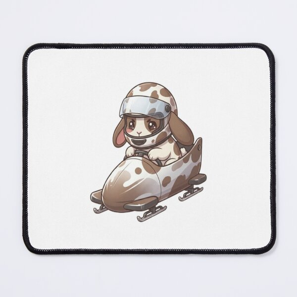 Item preview, Cute Bunny Bobsled Racing Sled designed and sold by Ella_Sketch.
