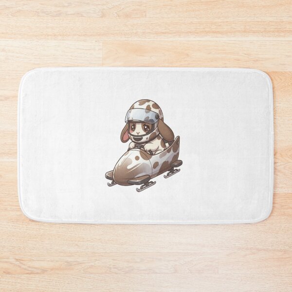 Item preview, Cute Bunny Bobsled Racing Sled designed and sold by Ella_Sketch.