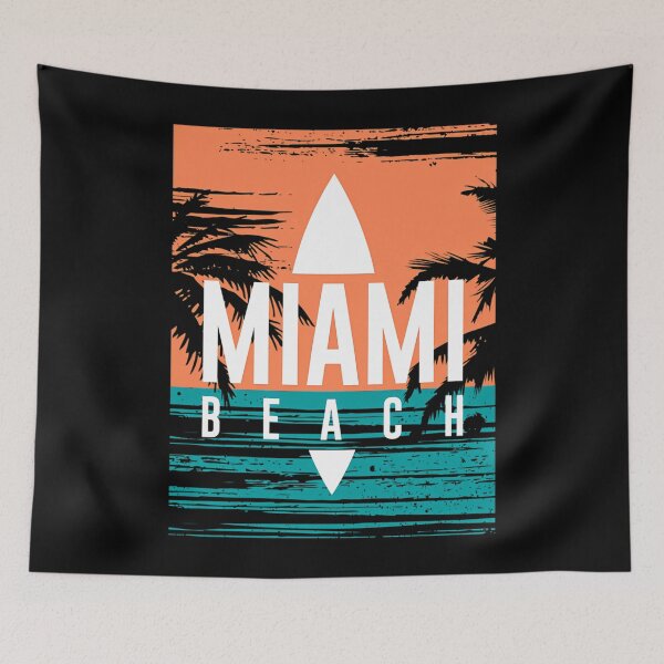 Item preview, Miami Beach designed and sold by DogsanUnicorns.