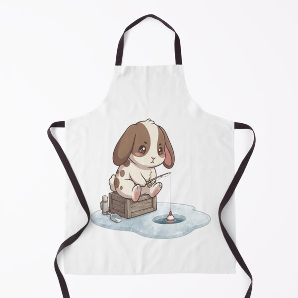 Item preview, Cute Bunny Ice Fishing Winter designed and sold by Ella_Sketch.