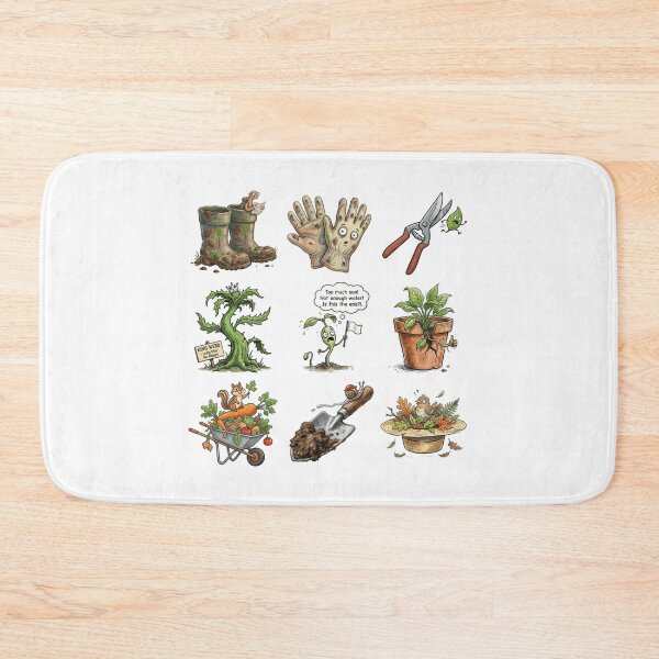 Item preview, Dramatic Plant Parent Secret Life of the Garden Funny Sticker Pack designed and sold by mood-draftsman.