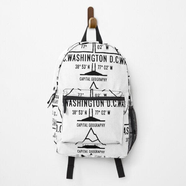 Item preview, Washington D.C. Coordinates & Mountain Peak Minimalist Design designed and sold by 9KYC4.