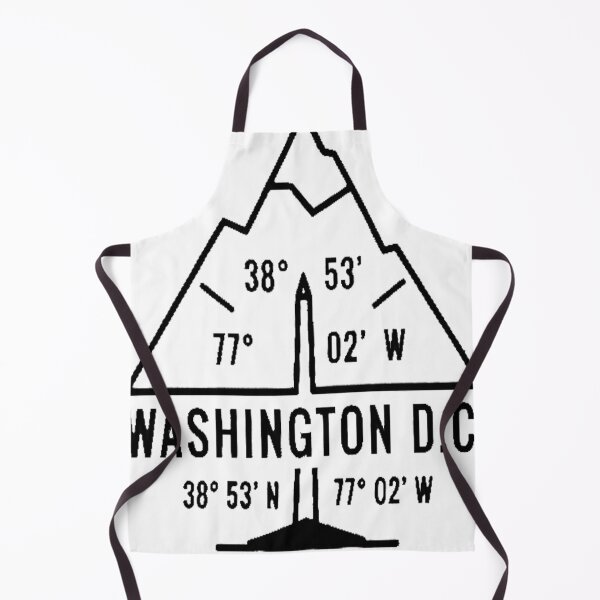 Item preview, Washington D.C. Coordinates & Mountain Peak Minimalist Design designed and sold by 9KYC4.