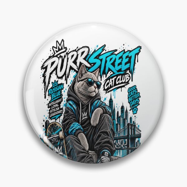 Item preview, Purr Street urban cat skateboard designed and sold by PurrStreet.