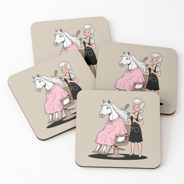 Item preview, Horse Getting A Salon Blowout designed and sold by Rare By Hero.
