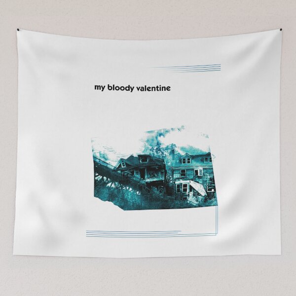 Item preview, My Bloody Valentine Original Custom Vintage Music Band Tee Unique Poster Wall Art designed and sold by Cool Robot Bro..