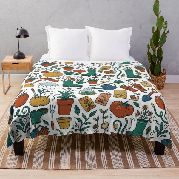 Item preview, Dark Whimsical Garden Seamless Pattern Botanical Art designed and sold by mood-draftsman.