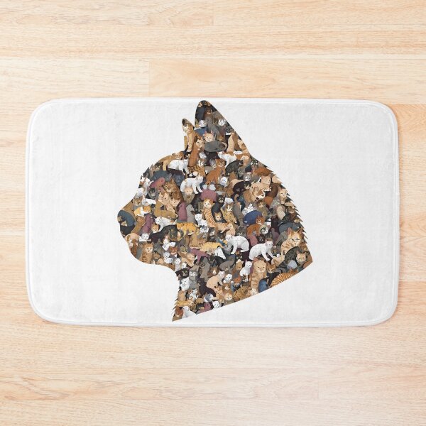 Item preview, Interlocking Wooden Cat Jigsaw Puzzle Art designed and sold by VisualVerseLab.
