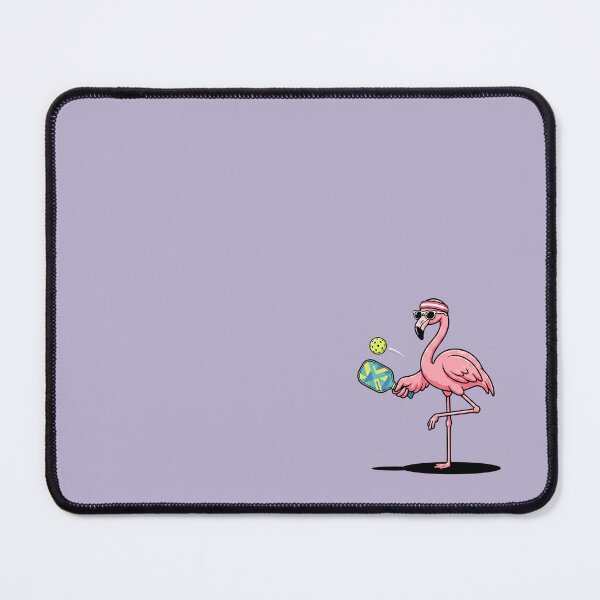 Item preview, Pink Flamingo Playing Pickleball designed and sold by Rare By Hero.