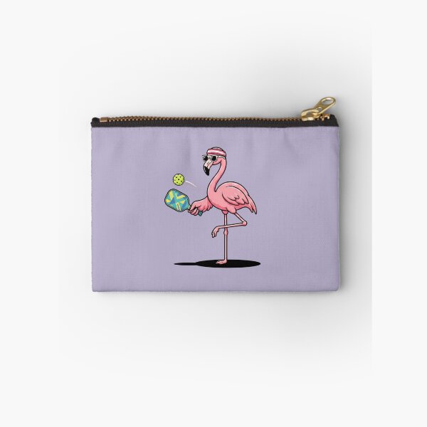 Item preview, Pink Flamingo Playing Pickleball designed and sold by Rare By Hero.