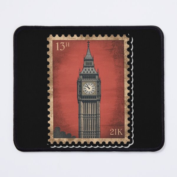 Item preview, Vintage London Big Ben Postage Stamp designed and sold by MargaretPolanco.