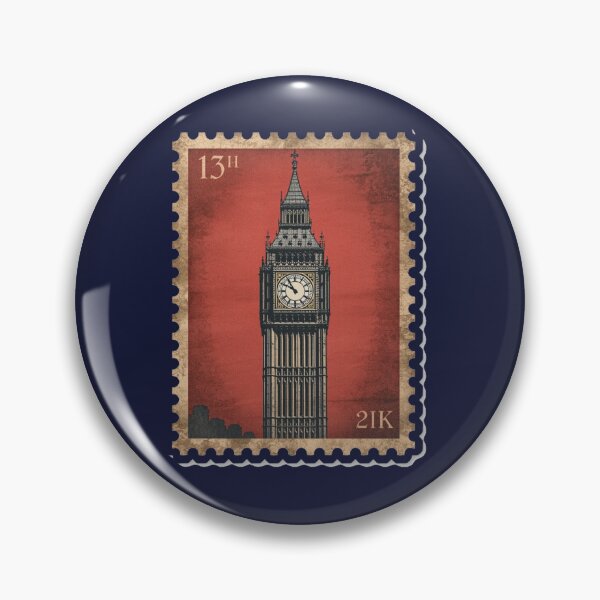 Item preview, Vintage London Big Ben Postage Stamp designed and sold by MargaretPolanco.