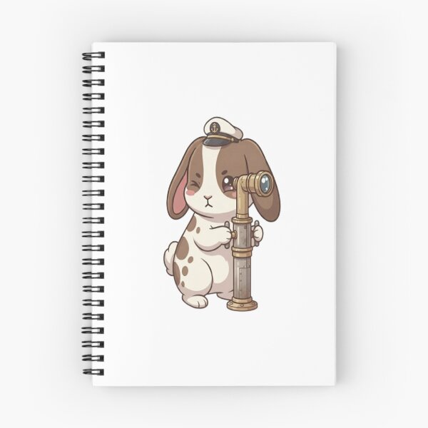 Item preview, Cute Bunny Captain Looking Periscope designed and sold by Ella_Sketch.