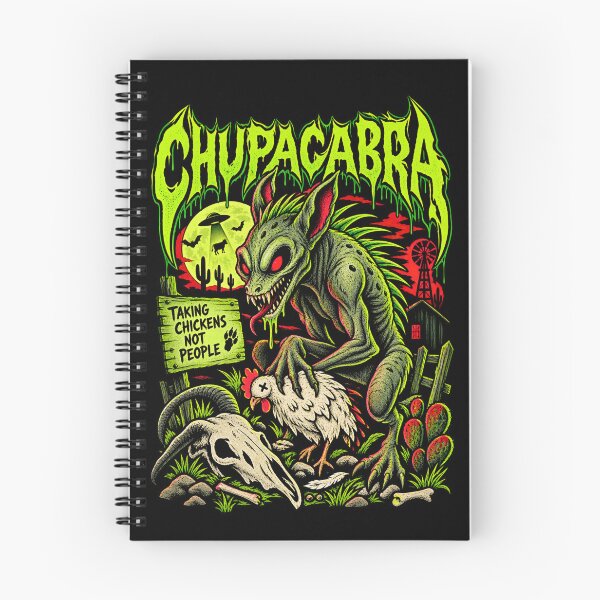 Item preview, Chupacabra Chicken Ranch – Creepy Cryptid Night Creature designed and sold by SidTastic .