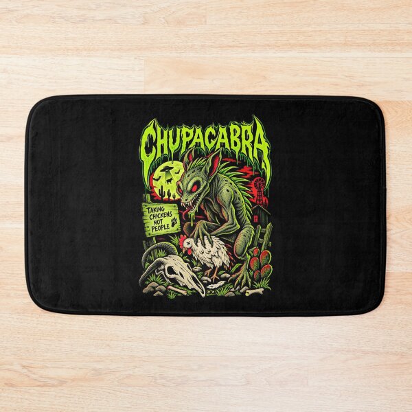Item preview, Chupacabra Chicken Ranch – Creepy Cryptid Night Creature designed and sold by SidTastic .