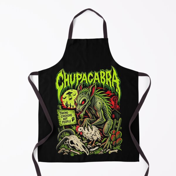 Item preview, Chupacabra Chicken Ranch – Creepy Cryptid Night Creature designed and sold by SidTastic .