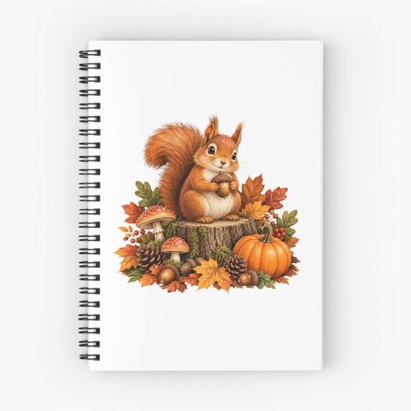 Item preview, Cute Autumn Squirrel With Acorn designed and sold by MySthore.