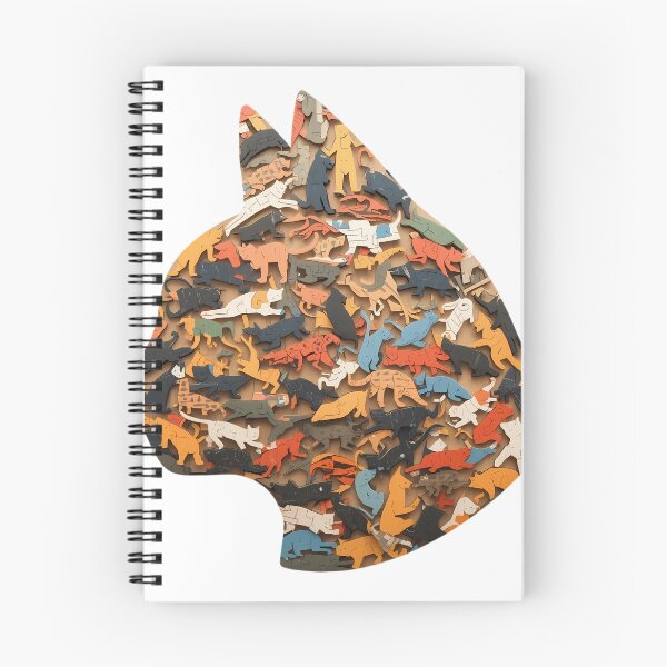 Item preview, Interlocking Wooden Cat Jigsaw Puzzle Art2 designed and sold by VisualVerseLab.