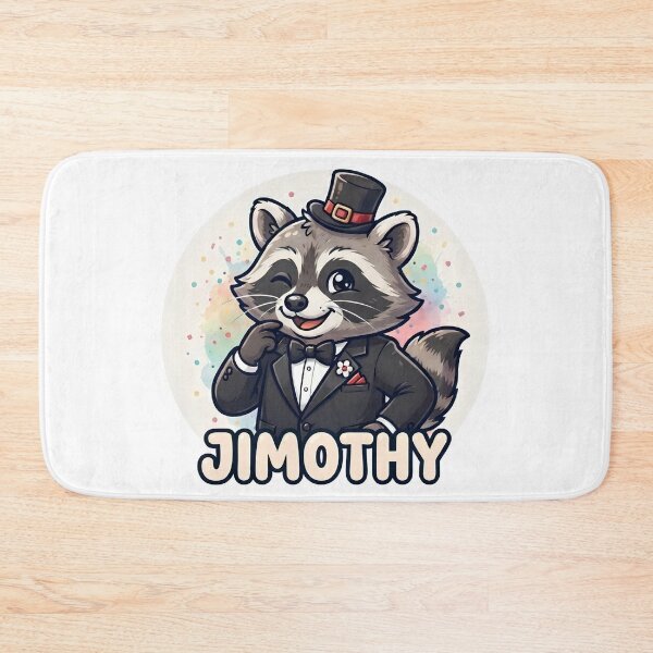 Item preview, Jimothy The Gentleman Raccoon Funny Meme Sticker Cute Animal Art designed and sold by BS Creations.