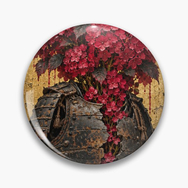 Item preview, Crimson Flowers in Broken Armor - Dark Samurai designed and sold by MouradStudio.