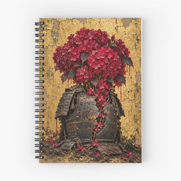 Item preview, Crimson Flowers in Broken Armor - Dark Samurai designed and sold by MouradStudio.