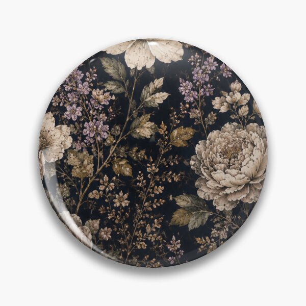 Item preview, Vintage Dark Botanical Floral Garden designed and sold by Mikena1996.