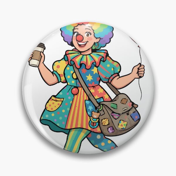 Item preview, Funny Clown Mom Cartoon designed and sold by eduardoroa22.