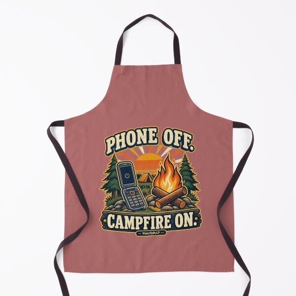 Item preview, Phone Off Campfire On Retro Camping+ designed and sold by WakeUpByLP.