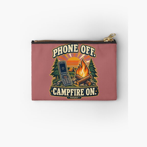 Item preview, Phone Off Campfire On Retro Camping+ designed and sold by WakeUpByLP.