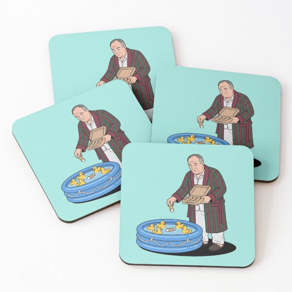 Item preview, Mob Boss In A Bathrobe Feeding Ducks designed and sold by Rare By Hero.