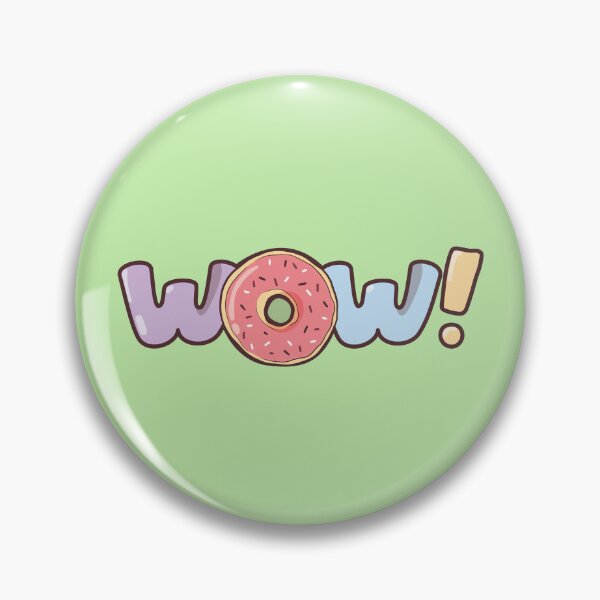 Item preview, Wow! donut! designed and sold by Awesome Opossum Art & Design.