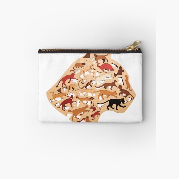 Item preview, Interlocking Wooden Cat Jigsaw Puzzle Art3 designed and sold by VisualVerseLab.