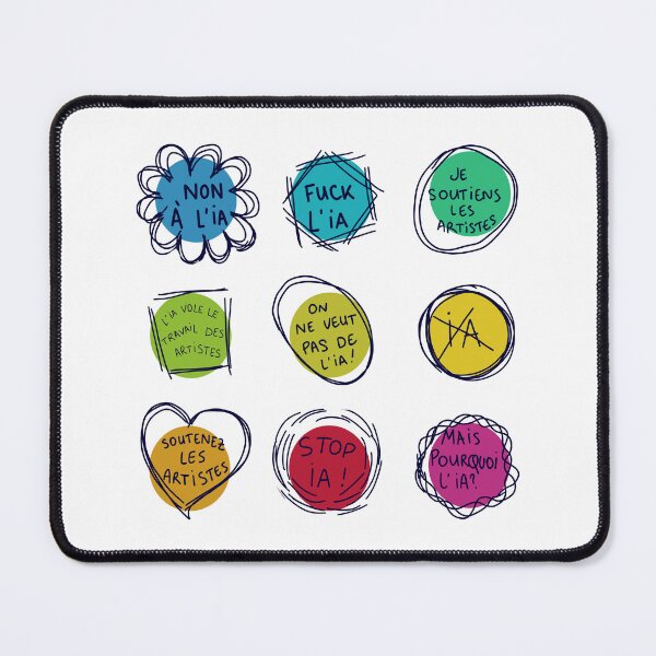Item preview, anti AI messages stop ia non ia designed and sold by atelierthipic.