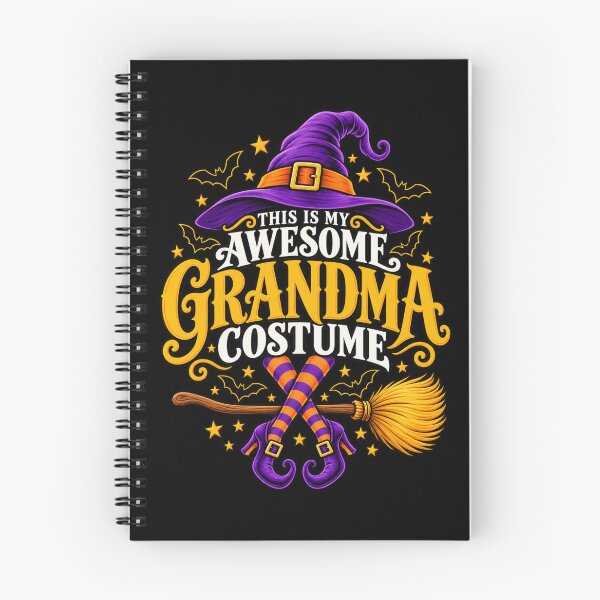 Item preview, This is My Awesome Grandma Costume Halloween Witch Women T-Shirt designed and sold by Trendably.
