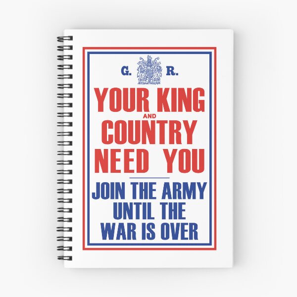 Item preview, British Army Recruitment Poster WW1 designed and sold by sirglennbo.