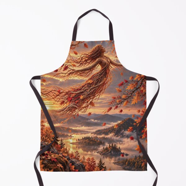 Item preview, Autumn Spirit Floating Over Mountains designed and sold by JUTElCONIC.